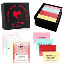 Lade das Bild in den Galerie-Viewer, Date Ideen für Paare | Box mit 52 Karten für 1 Jahr
