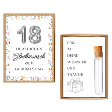 Lade das Bild in den Galerie-Viewer, Geldgeschenk Verpackung zum 18. Geburtstag
