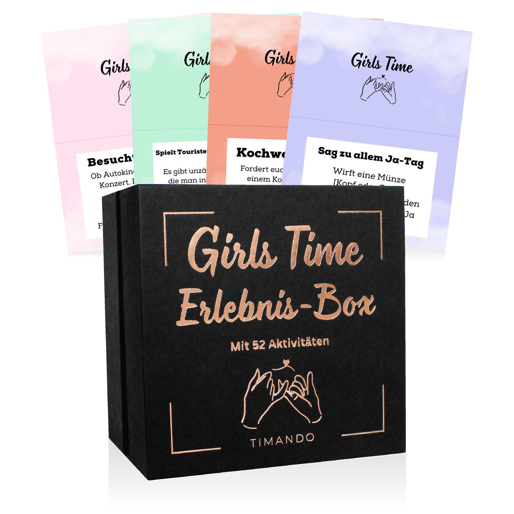 Girls Time Erlebnis-Box | 52 Unternehmungen für Freundinnen