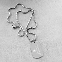 Lade das Bild in den Galerie-Viewer, Dog Tag Kette mit Gravur
