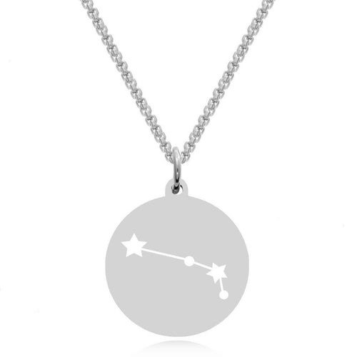 Sternbild Fische Sternzeichen Kette mit Gravur aus Edelstahl